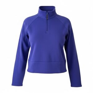 Athleta Altitude Polartec Half Zip Fleece Pullover Noble Blue Women’s M HO22